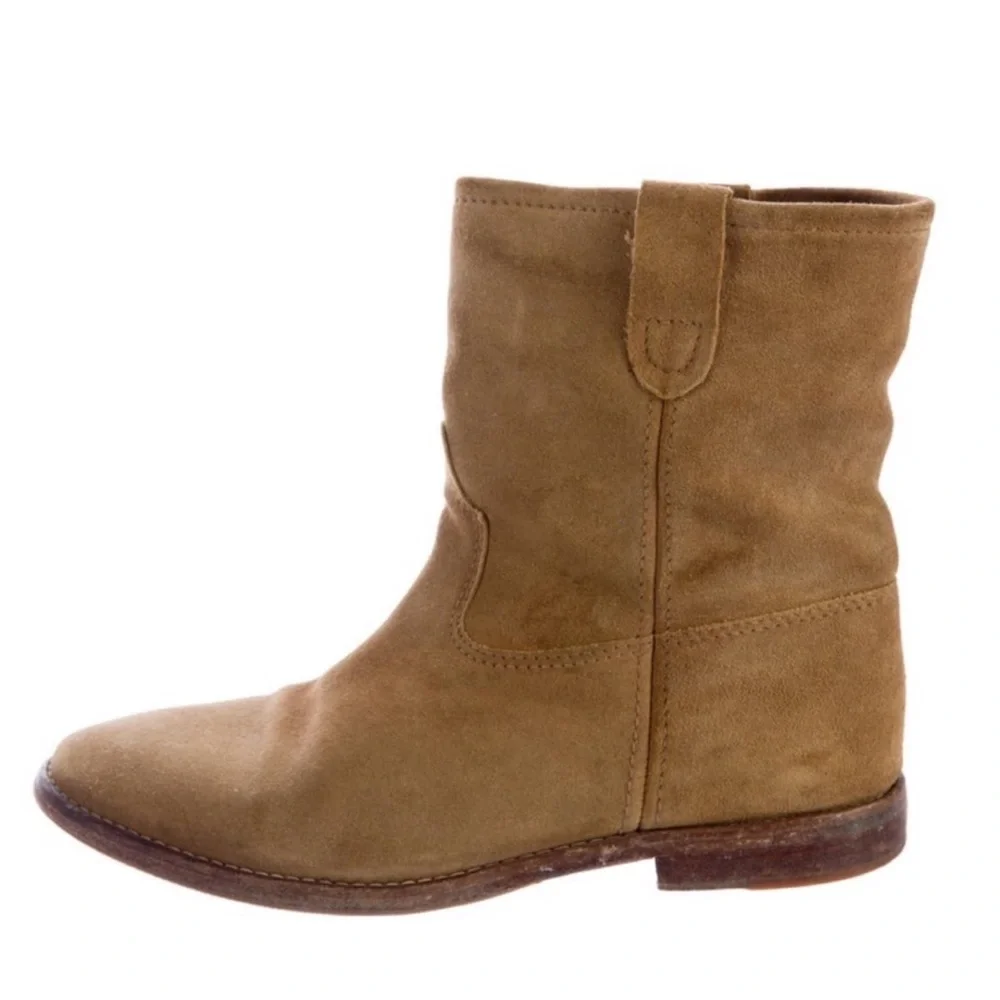 Isabel Marant Tan Ankle Booties - Picture 2 of 11